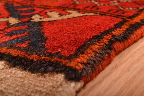 Khan Mohammadi Red Hand Knotted 35 X 65  Area Rug 100-76117 Image 14