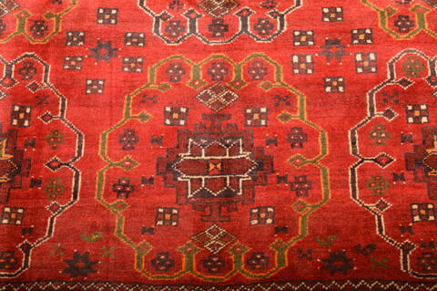 Khan Mohammadi Red Hand Knotted 68 X 98  Area Rug 100-76123 Image 16