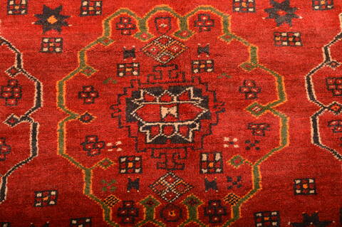 Khan Mohammadi Red Hand Knotted 68 X 98  Area Rug 100-76123 Image 3