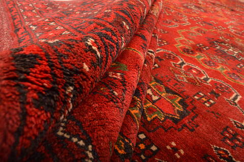 Khan Mohammadi Red Hand Knotted 68 X 98  Area Rug 100-76123 Image 5