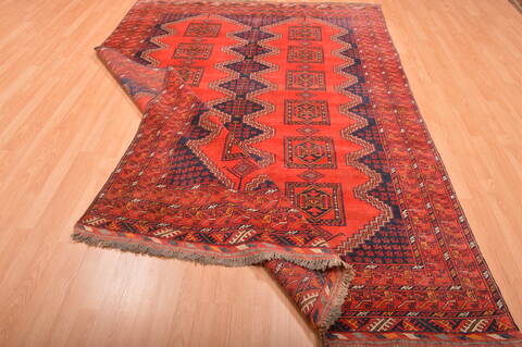 Khan Mohammadi Red Hand Knotted 67 X 97  Area Rug 100-76124 Image 10