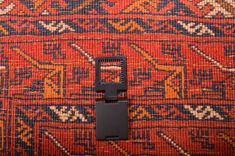 Khan Mohammadi Red Hand Knotted 67 X 97  Area Rug 100-76124 Image 12