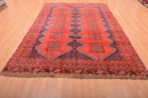 Khan Mohammadi Red Hand Knotted 67 X 97  Area Rug 100-76124 Image 16