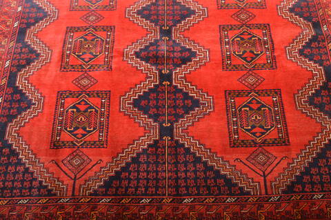 Khan Mohammadi Red Hand Knotted 67 X 97  Area Rug 100-76124 Image 5