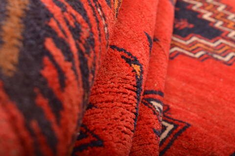 Khan Mohammadi Red Hand Knotted 67 X 97  Area Rug 100-76124 Image 9