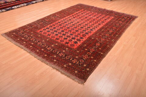 Khan Mohammadi Purple Hand Knotted 70 X 99  Area Rug 100-76127 Image 2