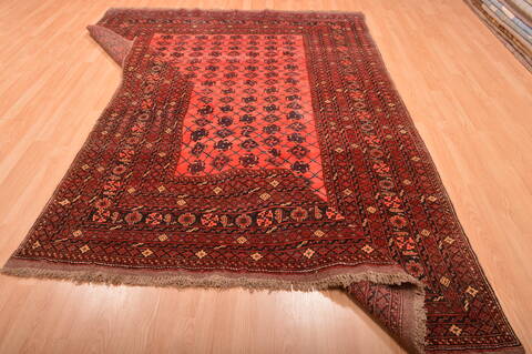 Khan Mohammadi Purple Hand Knotted 70 X 99  Area Rug 100-76127 Image 9