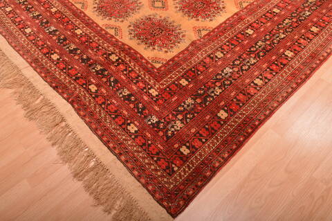 Khan Mohammadi Beige Hand Knotted 80 X 126  Area Rug 100-76128 Image 12