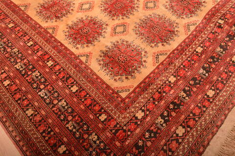 Khan Mohammadi Beige Hand Knotted 80 X 126  Area Rug 100-76128 Image 13