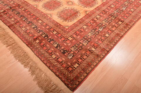 Khan Mohammadi Beige Hand Knotted 80 X 126  Area Rug 100-76128 Image 16