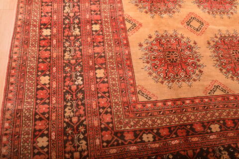 Khan Mohammadi Beige Hand Knotted 80 X 126  Area Rug 100-76128 Image 17