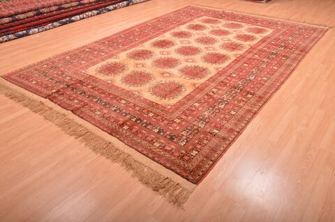 Khan Mohammadi Beige Hand Knotted 80 X 126  Area Rug 100-76128 Image 7