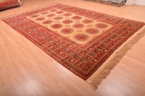 Khan Mohammadi Beige Hand Knotted 80 X 126  Area Rug 100-76128 Image 8