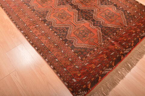 Khan Mohammadi Brown Hand Knotted 51 X 73  Area Rug 100-76131 Image 16
