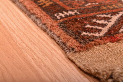 Khan Mohammadi Brown Hand Knotted 51 X 73  Area Rug 100-76131 Image 4