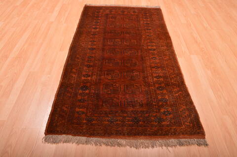 Khan Mohammadi Brown Hand Knotted 35 X 63  Area Rug 100-76134 Image 1