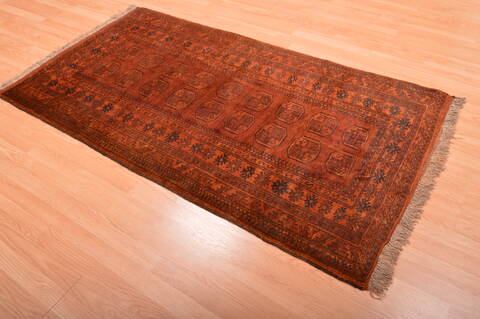 Khan Mohammadi Brown Hand Knotted 35 X 63  Area Rug 100-76134 Image 3