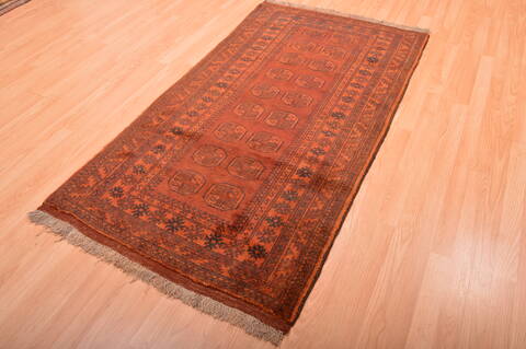 Khan Mohammadi Brown Hand Knotted 35 X 63  Area Rug 100-76134 Image 6