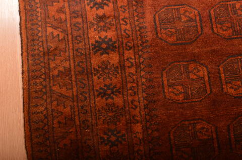 Khan Mohammadi Brown Hand Knotted 35 X 63  Area Rug 100-76134 Image 7