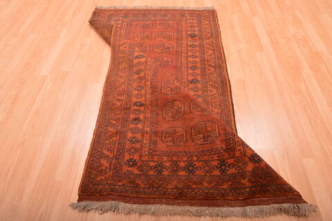 Khan Mohammadi Brown Hand Knotted 35 X 63  Area Rug 100-76134 Image 9