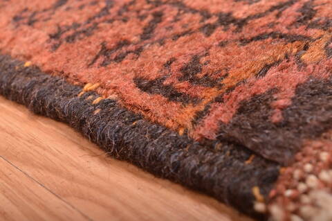 Khan Mohammadi Brown Hand Knotted 34 X 65  Area Rug 100-76137 Image 13
