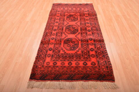 Khan Mohammadi Purple Runner Hand Knotted 35 X 68  Area Rug 100-76147 Image 4