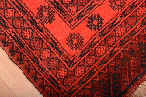 Khan Mohammadi Purple Runner Hand Knotted 35 X 68  Area Rug 100-76147 Image 9