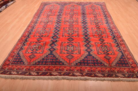Khan Mohammadi Blue Hand Knotted 610 X 105  Area Rug 100-76148 Image 1