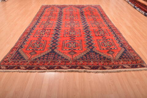 Khan Mohammadi Blue Hand Knotted 610 X 105  Area Rug 100-76148 Image 4