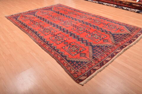 Khan Mohammadi Blue Hand Knotted 610 X 105  Area Rug 100-76148 Image 5