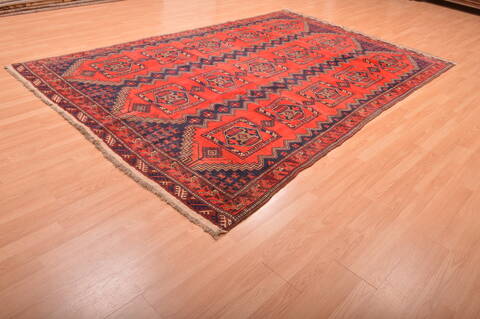 Khan Mohammadi Blue Hand Knotted 610 X 105  Area Rug 100-76148 Image 6