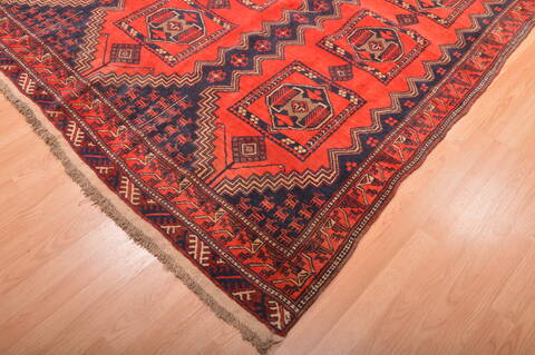 Khan Mohammadi Blue Hand Knotted 610 X 105  Area Rug 100-76148 Image 7