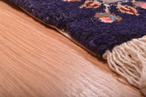 Mood Beige Hand Knotted 98 X 130  Area Rug 100-76180 Image 13