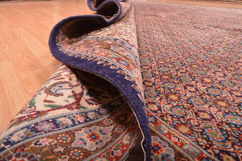 Mood Beige Hand Knotted 98 X 130  Area Rug 100-76180 Image 15
