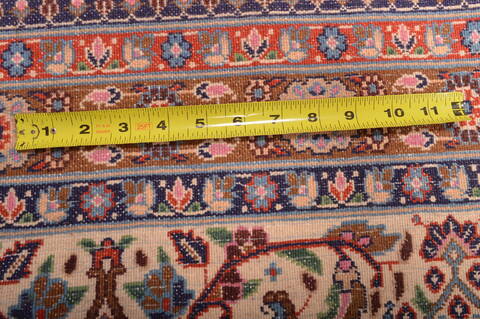 Mood Beige Hand Knotted 98 X 130  Area Rug 100-76180 Image 17