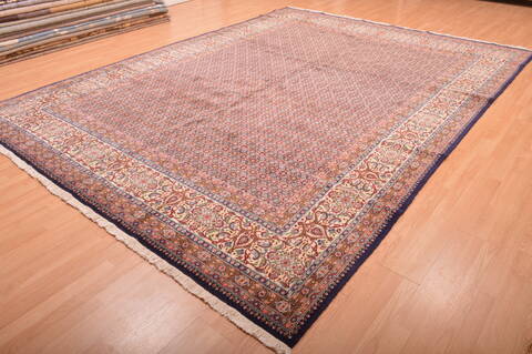 Mood Beige Hand Knotted 98 X 130  Area Rug 100-76180 Image 6