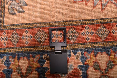 Chobi Beige Runner Hand Knotted 211 X 92  Area Rug 100-76190 Image 16