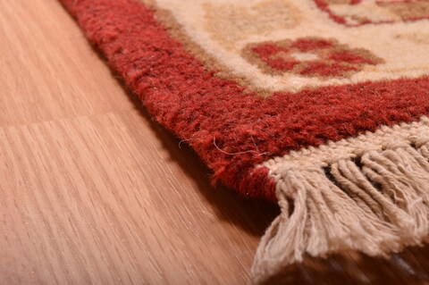 Jaipur Red Hand Knotted 103 X 149  Area Rug 100-76283 Image 12