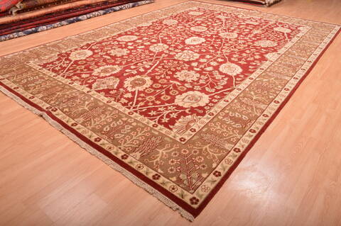Jaipur Red Hand Knotted 103 X 149  Area Rug 100-76283 Image 2