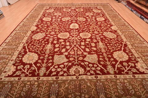 Jaipur Red Hand Knotted 103 X 149  Area Rug 100-76283 Image 4