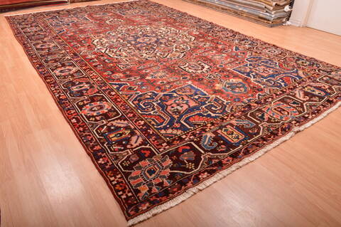Bakhtiar Brown Hand Knotted 98 X 151  Area Rug 100-76290 Image 1