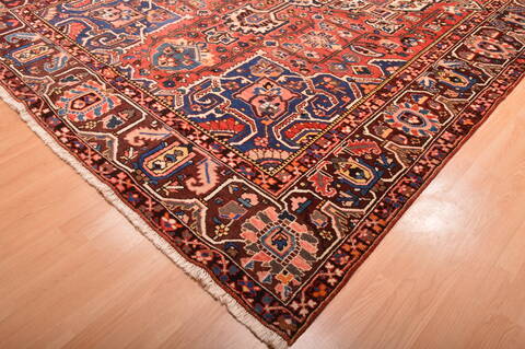 Bakhtiar Brown Hand Knotted 98 X 151  Area Rug 100-76290 Image 8