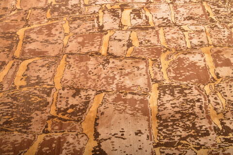 Modern Beige Hand Knotted 60 X 810  Area Rug 100-76297 Image 9
