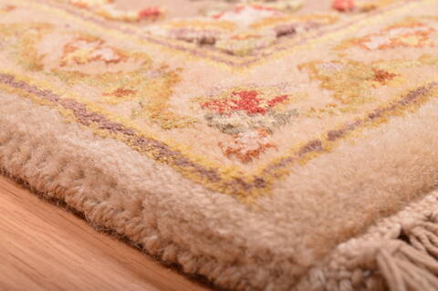Jaipur Beige Hand Knotted 40 X 511  Area Rug 100-76298 Image 13