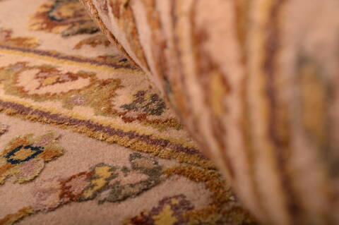 Jaipur Beige Hand Knotted 40 X 511  Area Rug 100-76298 Image 14