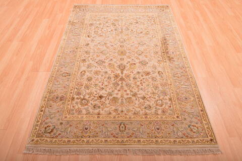 Jaipur Beige Hand Knotted 40 X 511  Area Rug 100-76298 Image 1