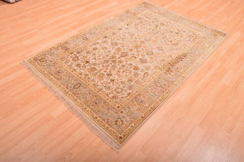 Jaipur Beige Hand Knotted 40 X 511  Area Rug 100-76298 Image 2