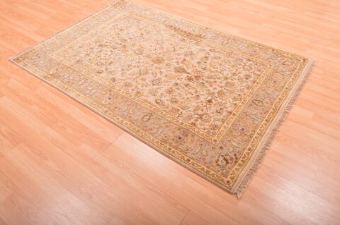 Jaipur Beige Hand Knotted 40 X 511  Area Rug 100-76298 Image 3