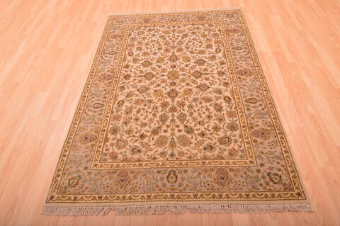 Jaipur Beige Hand Knotted 40 X 511  Area Rug 100-76298 Image 4
