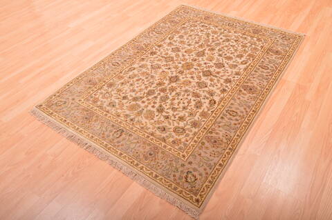 Jaipur Beige Hand Knotted 40 X 511  Area Rug 100-76298 Image 6